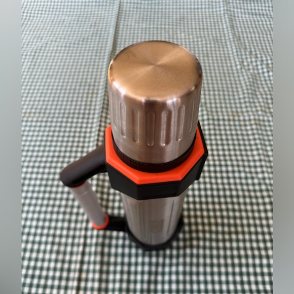 Stanley Aladdin Vintage Metal Thermos Heavy Duty Stopper-RS47 Cup-SS04 - Picture 7 of 13